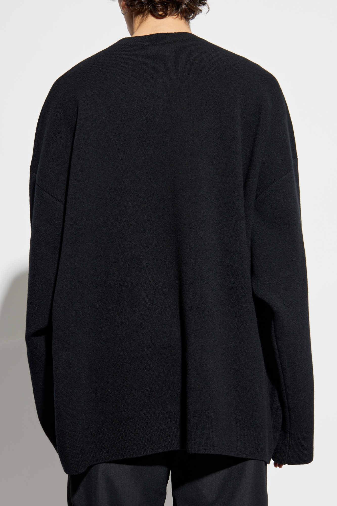 スウェット・トレーナー BALENCIAGA Black Wool Blend Oversize Sweater BALENCIAGA Black Wool Blend Oversize Sweater スウェット